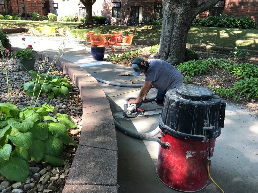 Kelly Concrete Grinding Process Concrete Trip Removal